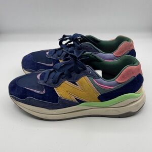 Colorful Sneakers with Blue and Yellow Accents size 10.5 new balance 574 5740
